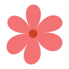 Handdrawn Abstract Flower