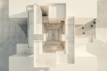 Obraz premium modern architecture view from the top