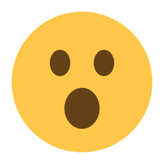 Face With an Open Mouth Emoji Icon