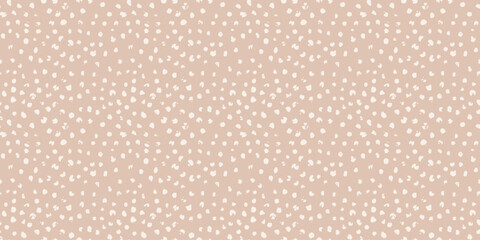 Trendy aesthetic abstract seamless pattern with geometric print. Minimalistic Organic brush stroke, ink texture. Simple design for wallpaper, textile, wrapping, packing, fabric, branding, decoration © anya