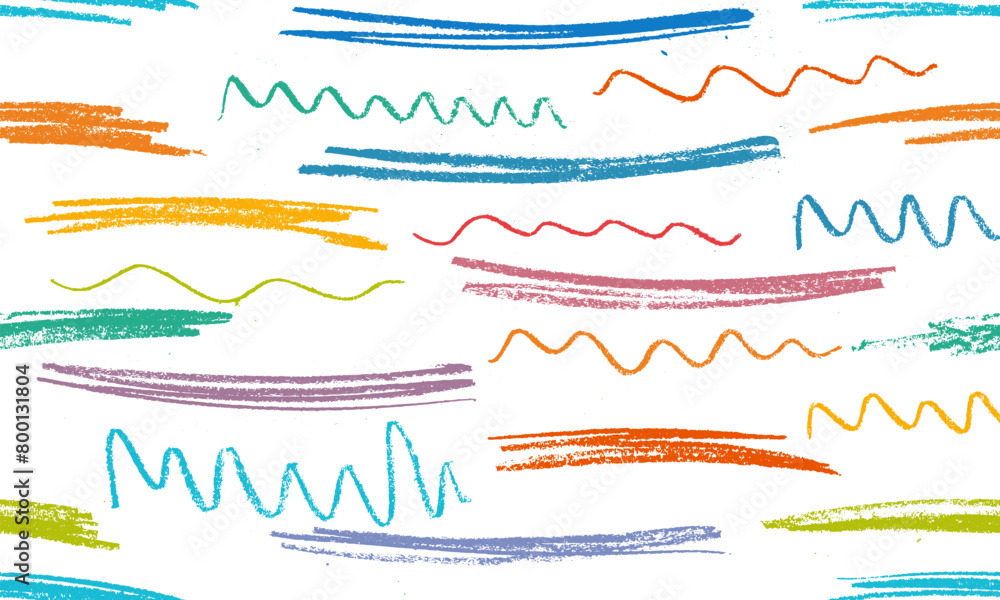 Poster seamless colorful pattern vector background. sketchy hand drawn graphic print. vector brush strokes 