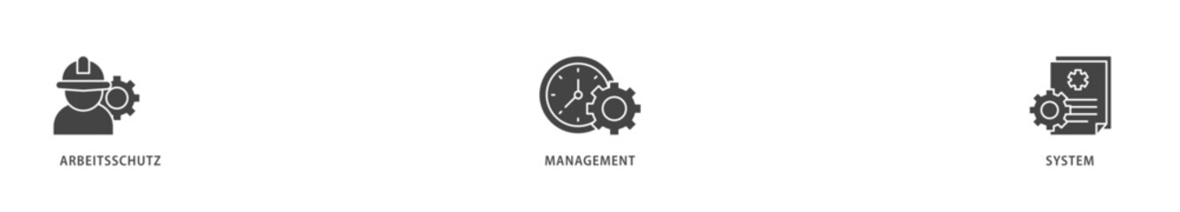 AMS icons set collection illustration of safety, mask, structure, planning, and operation icon live stroke and easy to edit 