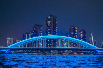 永代橋の夜景
