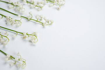Lily of the valley (Convallaria majalis), other names: May bells, may-lily, Our Lady's tears, and...