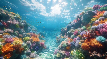 Underwater World: Dive into the underwater world, capturing marine life and coral reefs.