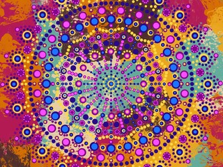 Abstract artistic background print decorative art design wallpaper painting	
