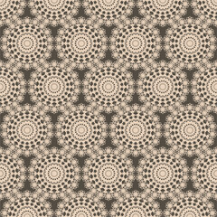 Seamless vector lace pattern decorative print for wallpaper, textile, paper, gifts beautiful background 