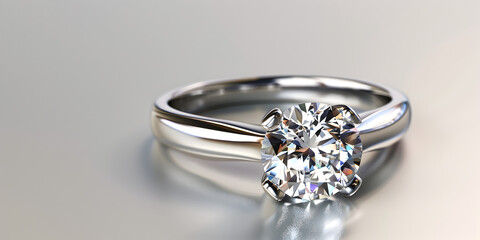 platinum ring with diamnod , luxurious Platinum Ring with Sparkling Diamond , Exquisite Diamond-Studded Platinum Ring ,Elegant Platinum Band Adorned with Glittering Diamond