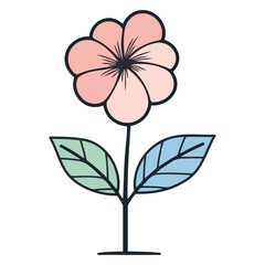 Vector icon of a hydrangea flower, perfect for floral themed designs.