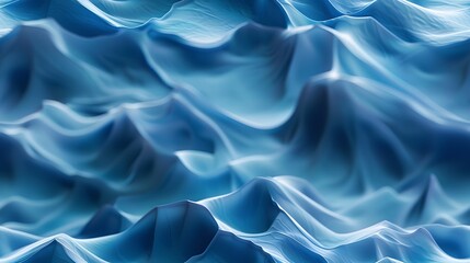 Obraz premium Cool-Toned Wave Structure: Serene Oceanic Patterns