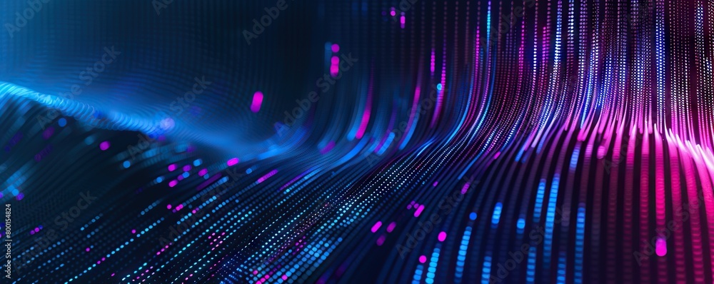 Poster digital abstract background. can be used for technological processes, neural networks and ai, digita