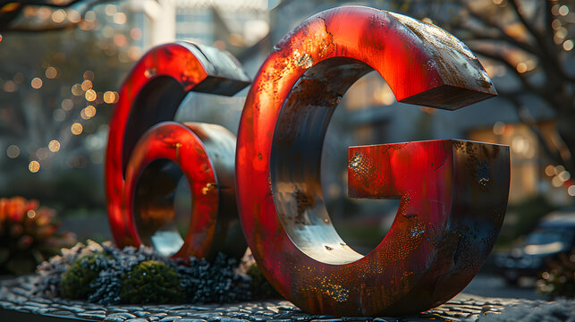 The concept of 6G network, high-speed mobile Internet, new generation networks. Business, modern technology