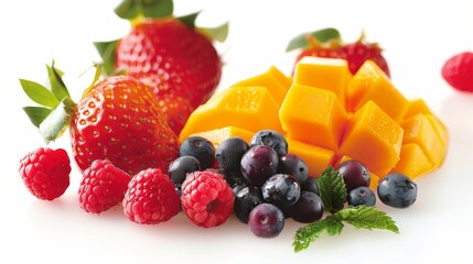 Berries, peaches, or mangoes can be added for freshness in the summer.