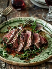 delicious dish of juicy meat.