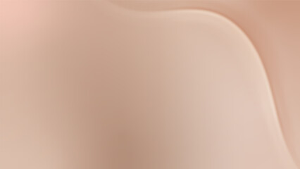 Nude gradient. Pastel nude background with soft wave, modern vector gradient design.