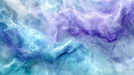 Lavender Waves Abstract