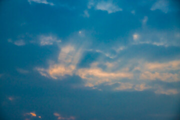 The sky is blue with a few clouds