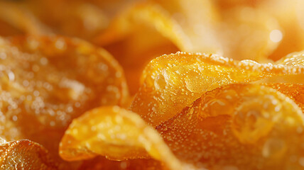 close up view of chips