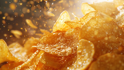 close up view of chips