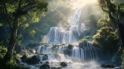 waterfall in the forest
