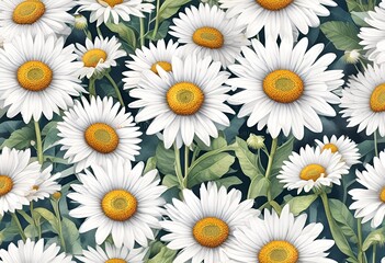 Fototapeta premium daisies