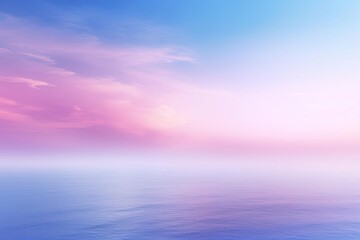 Obraz premium Gradient sky at dawn, transitioning from deep blue to light pink, suitable for peaceful morning themes