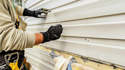 worker using a drill