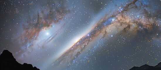 Fototapeta premium galaxy in space