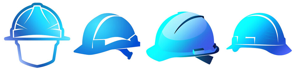 Construction Helmet clipart collection, symbol, logos, icons isolated on transparent background