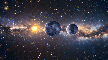 Astounding Syzygy: The Spectacular Alignment of the Sun, Earth and Moon in the Night Sky