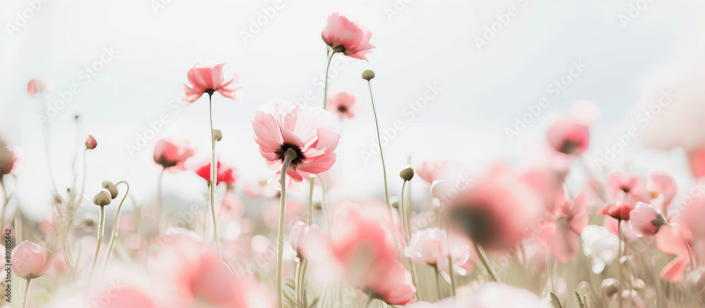 Wall mural poppy field