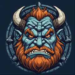 Fantasy Character Orc Brute, Avatar, Gaming concept