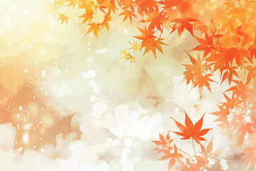 Autumn Leaves Maple Tree Autumn Background