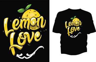 Lemon Love: Squeeze the Day! T Shirt Design 