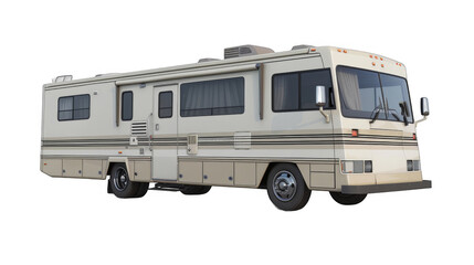 Class A RV isolated on transparent background