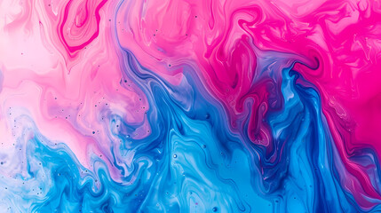 Fototapeta premium Vibrant Swirls of Pink and Blue in Abstract Artwork