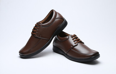 mens formal shoes for isolated on white background