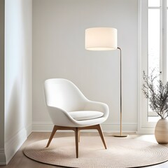 white chair in the room