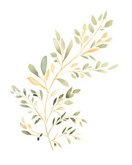 Obraz premium Myrtle, Hand drawn wedding card