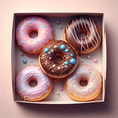 donuts with different colors