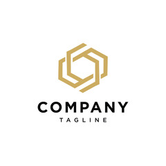 Letter C C Hexagonal logo icon vector template.eps