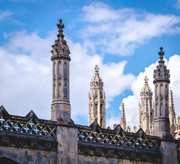 Fototapeta na wymiar The view of University of Cambridge
