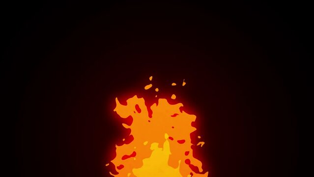 fire and flames - Motion Graphic
