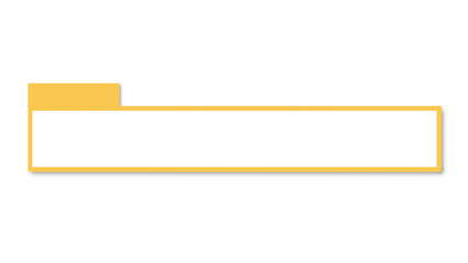 Obraz premium シンプルテロップベース・サブテロップ付き(イエロー)