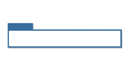 Obraz premium シンプルテロップベース・サブテロップ付き(ブルー)