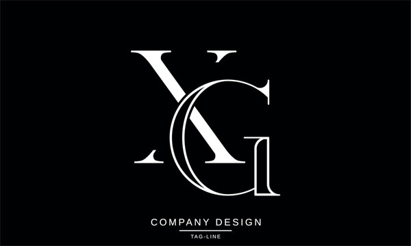XG, GX Abstract Letters Logo Monogram Symbol Icon Design