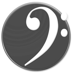 Bass clef icon