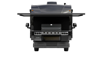 RV grill isolated on transparent background