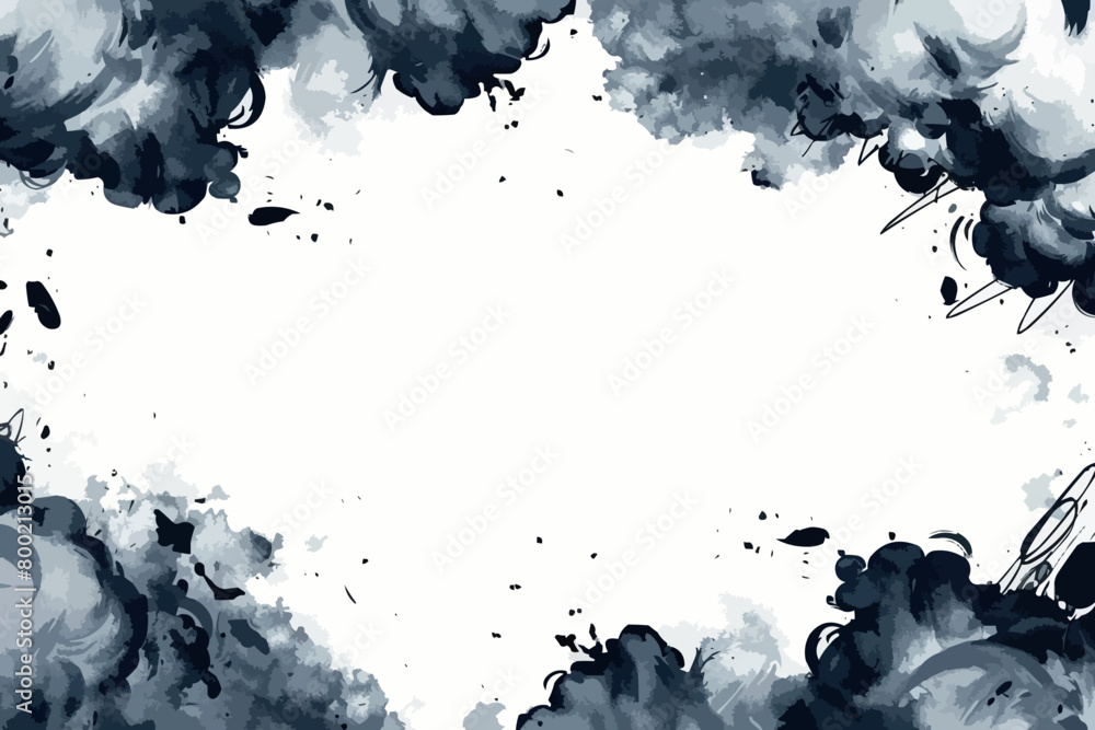 Poster Comic Blank Speech Bubble With Copy Space Over Color Background Design. Empty Template In Explosion Framework Representing Advertisement And Promoting Business.