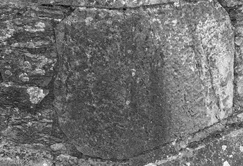 Cornerstone, wall pattern, natural stone texture, bricks background. Pencil sketch drawing illustration